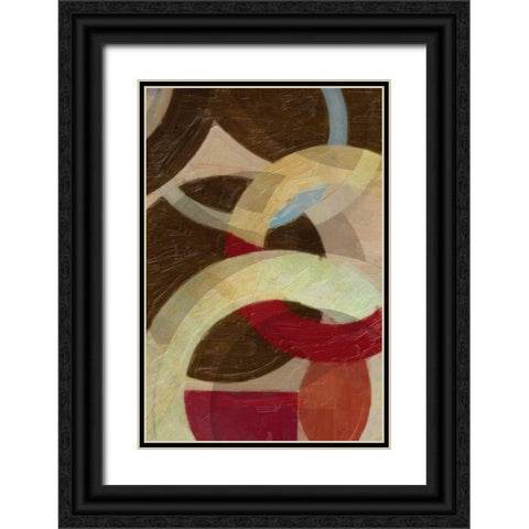 HALO WEAVE III Black Ornate Wood Framed Art Print with Double Matting by Greene, Taylor