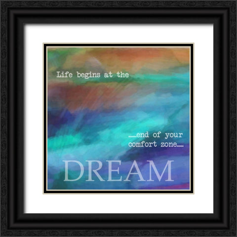 DREAM Black Ornate Wood Framed Art Print with Double Matting by Greene, Taylor