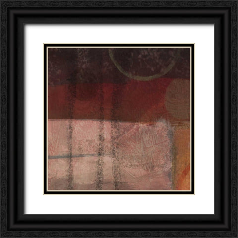 KINESIS RED II Black Ornate Wood Framed Art Print with Double Matting by Greene, Taylor