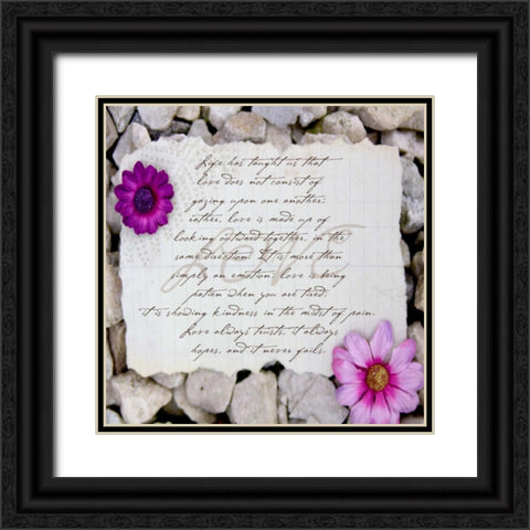 Rocks1 Black Ornate Wood Framed Art Print with Double Matting by Greene, Taylor