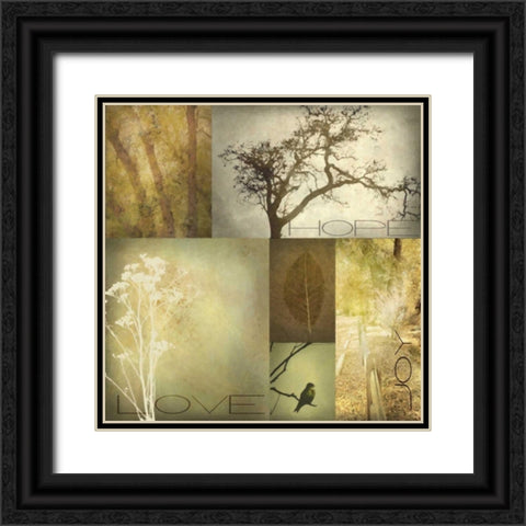 TREES Black Ornate Wood Framed Art Print with Double Matting by Greene, Taylor