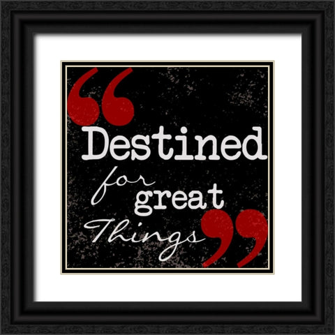 Destined Black Ornate Wood Framed Art Print with Double Matting by Greene, Taylor