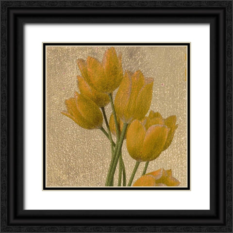 OSCAR GOLD A1 Black Ornate Wood Framed Art Print with Double Matting by Greene, Taylor