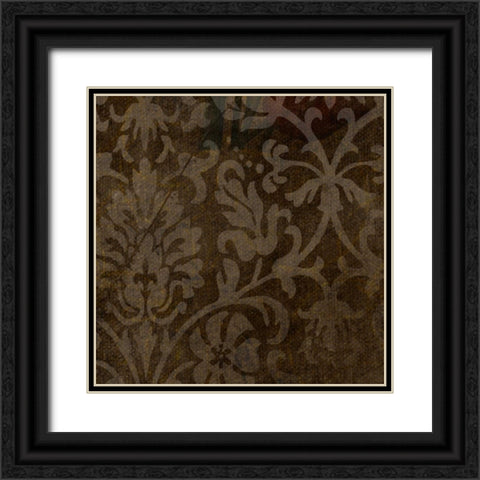 OSCAR GOLD A4 Black Ornate Wood Framed Art Print with Double Matting by Greene, Taylor