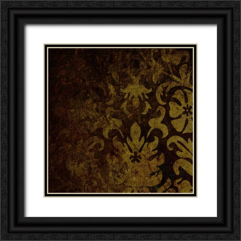 OSCAR GOLD B1 Black Ornate Wood Framed Art Print with Double Matting by Greene, Taylor