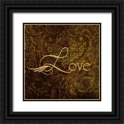 OSCAR GOLD B8 Black Ornate Wood Framed Art Print with Double Matting by Greene, Taylor
