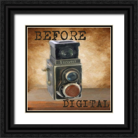 BEFORE DIGITAL Black Ornate Wood Framed Art Print with Double Matting by Greene, Taylor