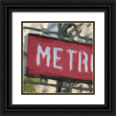 Travel 9 F Black Ornate Wood Framed Art Print with Double Matting by Greene, Taylor