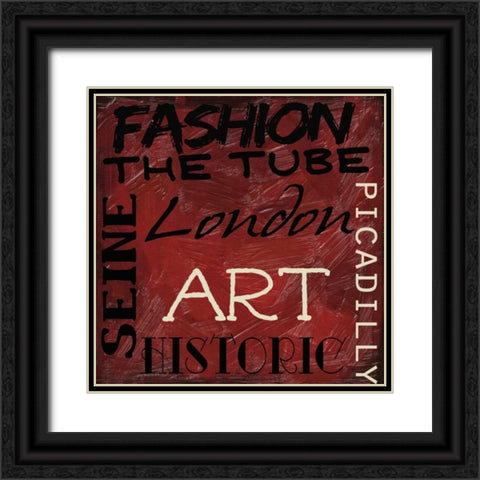 Travel 9 K Black Ornate Wood Framed Art Print with Double Matting by Greene, Taylor