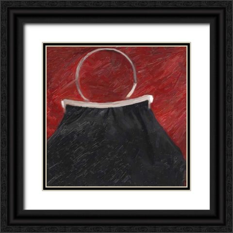 Fashion Patch S9 Black Ornate Wood Framed Art Print with Double Matting by Greene, Taylor