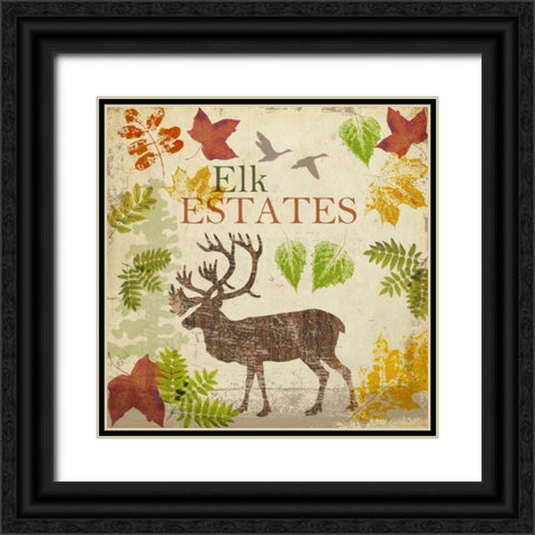 ELK B2 Black Ornate Wood Framed Art Print with Double Matting by Greene, Taylor
