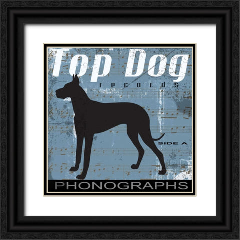 TOP DOG A Black Ornate Wood Framed Art Print with Double Matting by Greene, Taylor