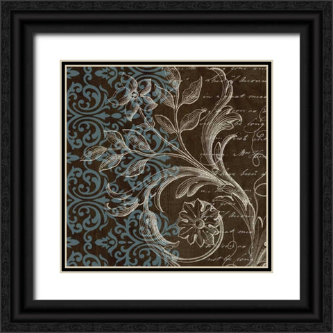 MIND SET Black Ornate Wood Framed Art Print with Double Matting by Greene, Taylor