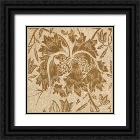 Nutural Black Ornate Wood Framed Art Print with Double Matting by Greene, Taylor