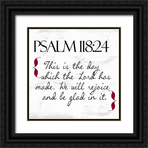 Psalms 118-24 Black Ornate Wood Framed Art Print with Double Matting by Greene, Taylor