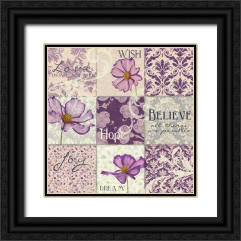 Plum Patch Black Ornate Wood Framed Art Print with Double Matting by Greene, Taylor