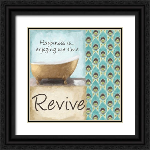 ME TIME Black Ornate Wood Framed Art Print with Double Matting by Greene, Taylor