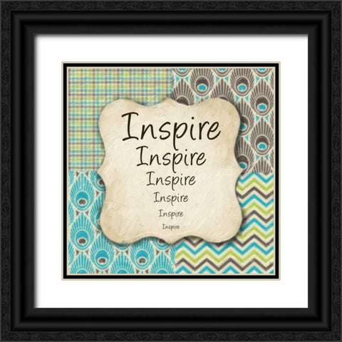 INSPIRES Black Ornate Wood Framed Art Print with Double Matting by Greene, Taylor