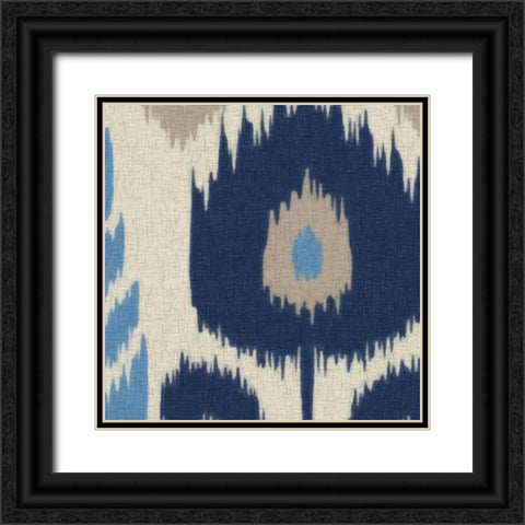 IKAT II Black Ornate Wood Framed Art Print with Double Matting by Greene, Taylor