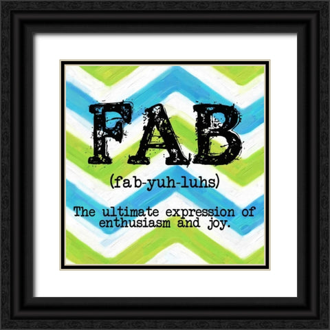 FAB Black Ornate Wood Framed Art Print with Double Matting by Greene, Taylor