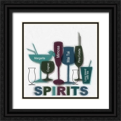 SPIRITS A Black Ornate Wood Framed Art Print with Double Matting by Greene, Taylor