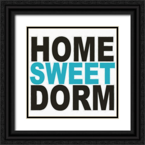 HOME SWEET DORM Black Ornate Wood Framed Art Print with Double Matting by Greene, Taylor