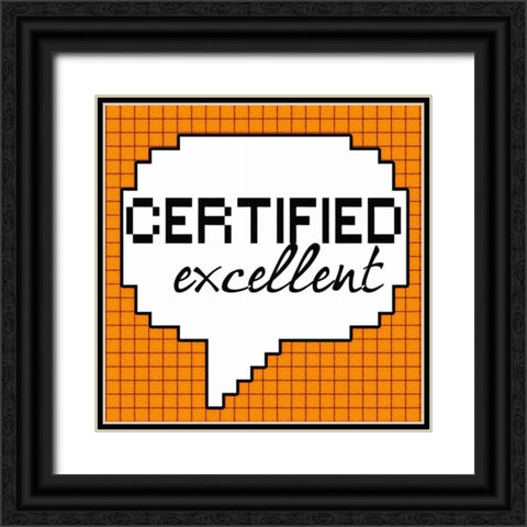 Certified Excellent Black Ornate Wood Framed Art Print with Double Matting by Greene, Taylor