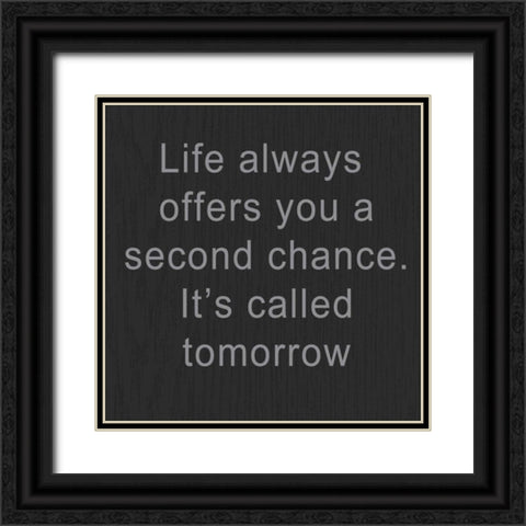 Second Chance Black Ornate Wood Framed Art Print with Double Matting by Greene, Taylor
