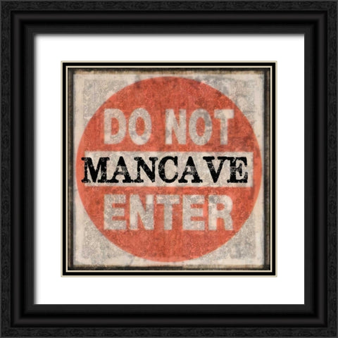 Mancave 5 Black Ornate Wood Framed Art Print with Double Matting by Greene, Taylor