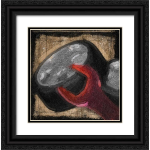 Mancave 9 Black Ornate Wood Framed Art Print with Double Matting by Greene, Taylor