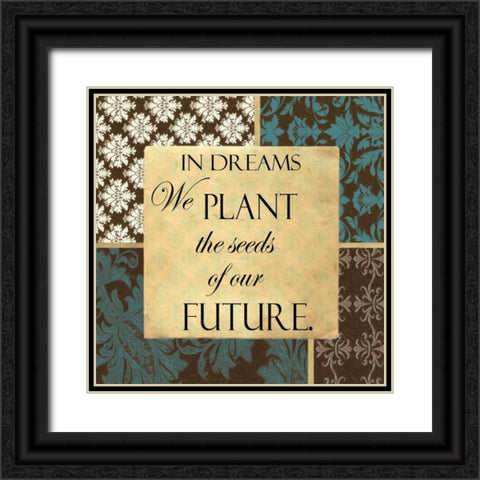 In Dreams B Black Ornate Wood Framed Art Print with Double Matting by Greene, Taylor