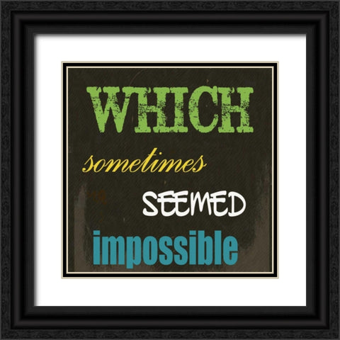 ALL WHO HAVE C Black Ornate Wood Framed Art Print with Double Matting by Greene, Taylor