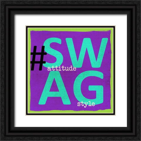 SWAG Black Ornate Wood Framed Art Print with Double Matting by Greene, Taylor