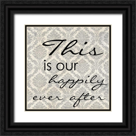 THIS IS OUR Black Ornate Wood Framed Art Print with Double Matting by Greene, Taylor