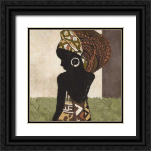 REGALITY II Black Ornate Wood Framed Art Print with Double Matting by Greene, Taylor