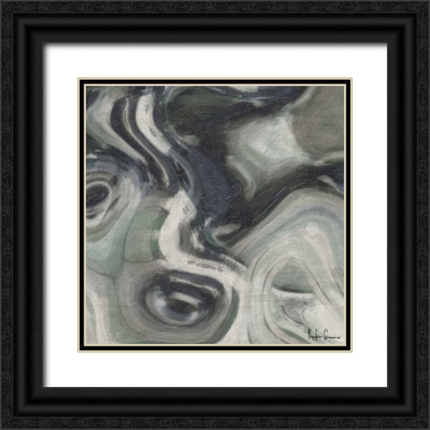 ROIL II Black Ornate Wood Framed Art Print with Double Matting by Greene, Taylor