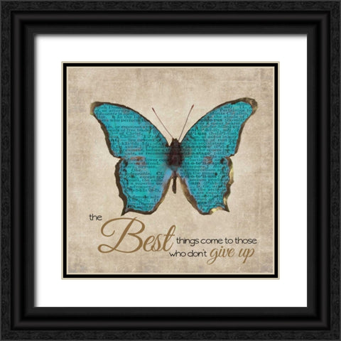 THE BEST THINGS 2 Black Ornate Wood Framed Art Print with Double Matting by Greene, Taylor