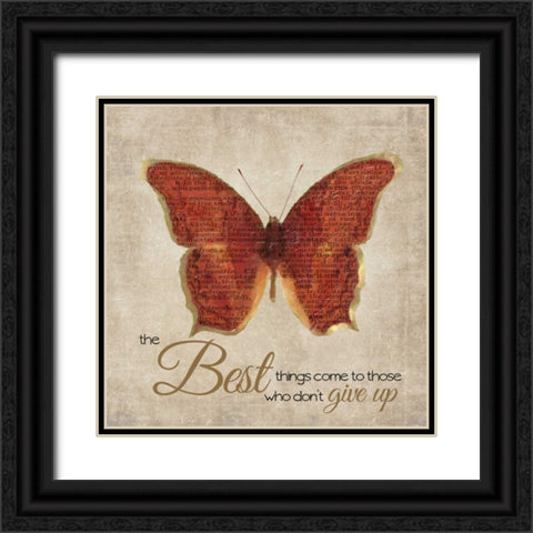 The Best Things Black Ornate Wood Framed Art Print with Double Matting by Greene, Taylor