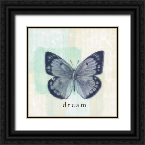 Butterfly Dream Black Ornate Wood Framed Art Print with Double Matting by Greene, Taylor