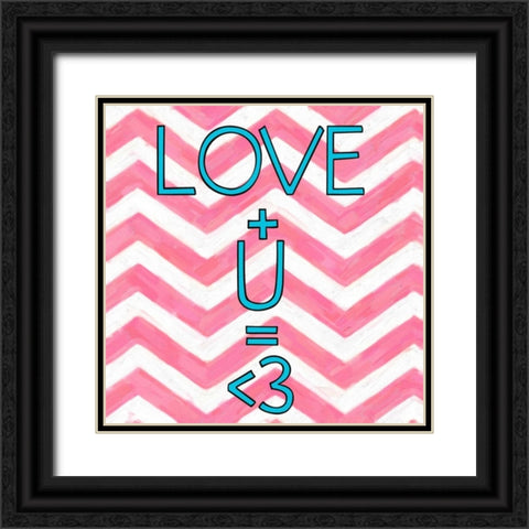 Love Plusver 2 Black Ornate Wood Framed Art Print with Double Matting by Greene, Taylor