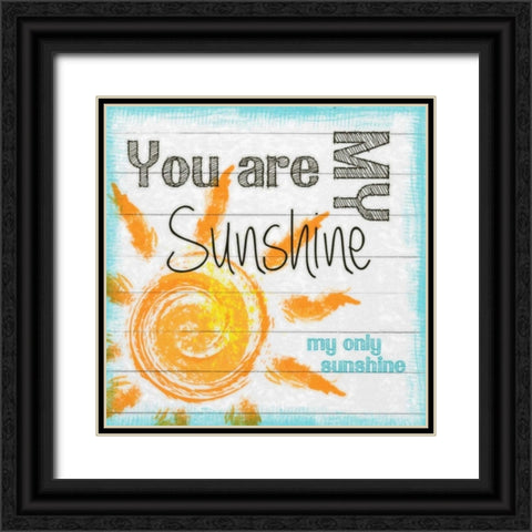 MY ONLY SUNSHINE Black Ornate Wood Framed Art Print with Double Matting by Greene, Taylor