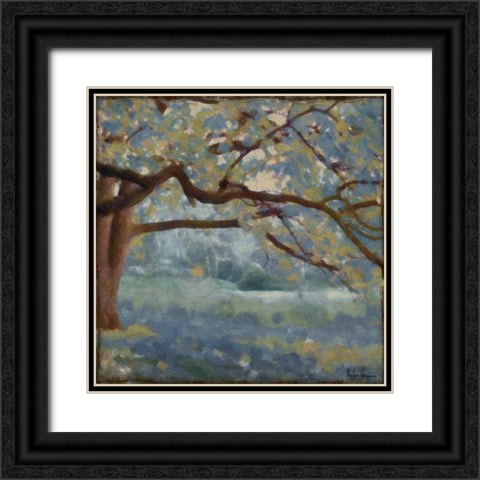 Azure Landscape Black Ornate Wood Framed Art Print with Double Matting by Greene, Taylor