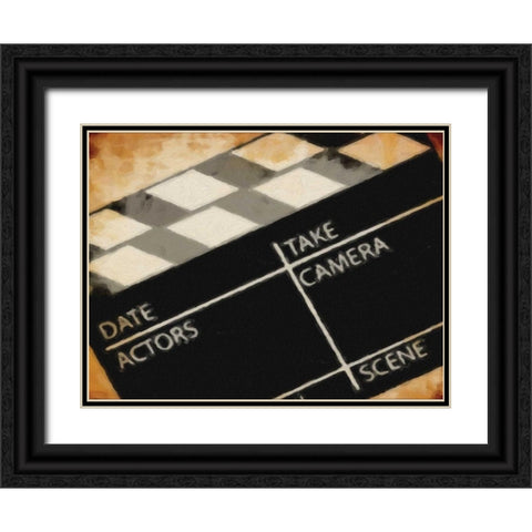 Scene Black Ornate Wood Framed Art Print with Double Matting by Greene, Taylor