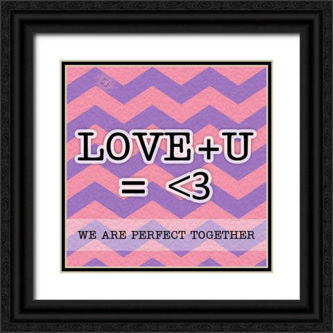 Perfect Together Black Ornate Wood Framed Art Print with Double Matting by Pazan, Tony