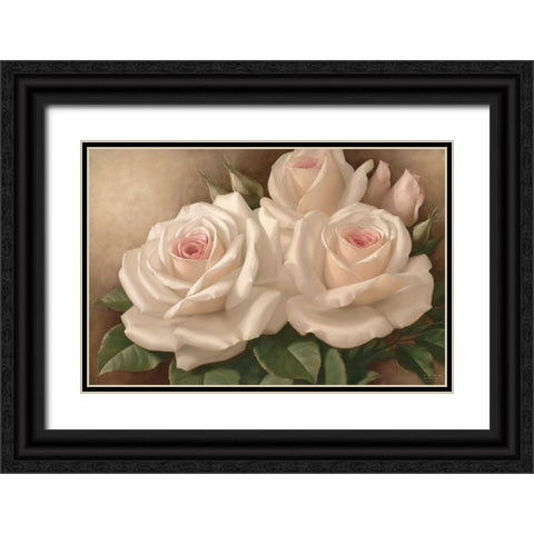 Everlasting Black Ornate Wood Framed Art Print with Double Matting by Levashov, Igor