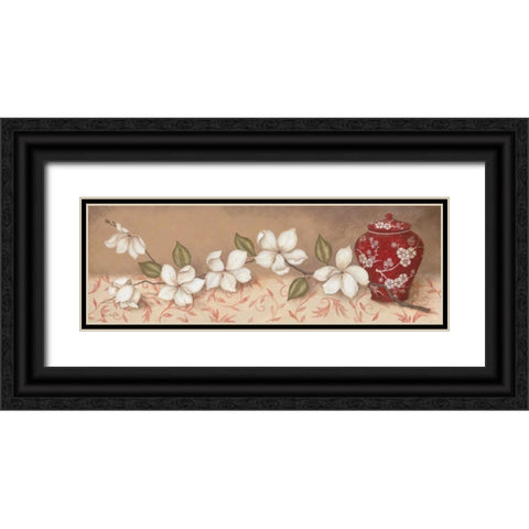 Mantle Masterpiece II Black Ornate Wood Framed Art Print with Double Matting by Carroll, Jane