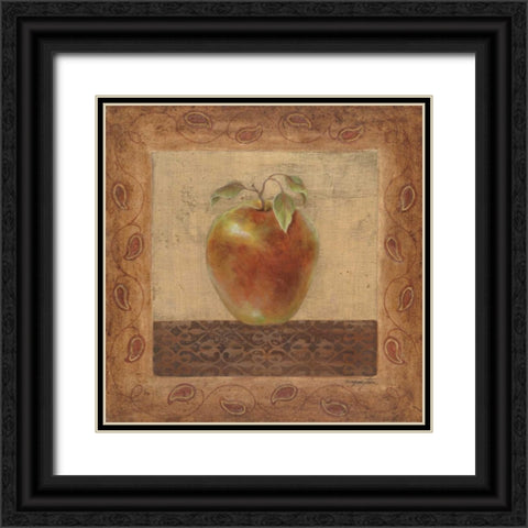 Elegant Edibles II Black Ornate Wood Framed Art Print with Double Matting by Tava Studios