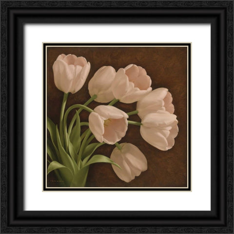 Summer Scent I Black Ornate Wood Framed Art Print with Double Matting by Levashov, Igor