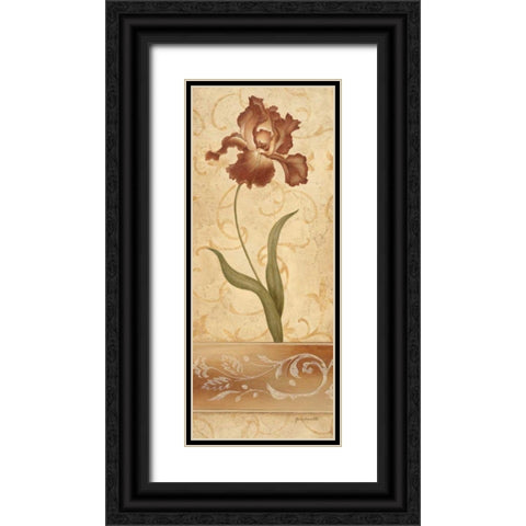 Romantique I Black Ornate Wood Framed Art Print with Double Matting by Carroll, Jane