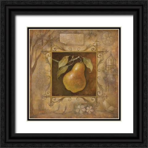 Pera Bella Black Ornate Wood Framed Art Print with Double Matting by Vollherbst-Lane, Elaine